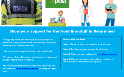 Showing your support for the front line staff in Belarmine!